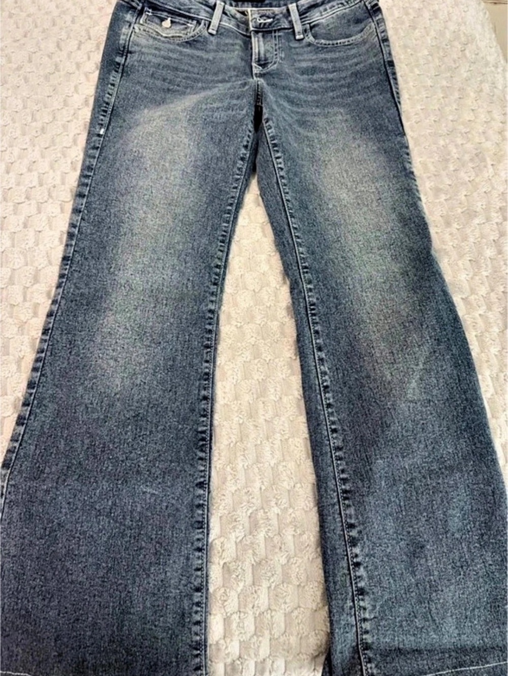 True Religion Mid Rise Bootcut Women's Jeans in Blue